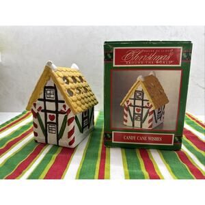 House of Lloyd 1992 Christmas Around the World Candy Cane Wishes House Vintage